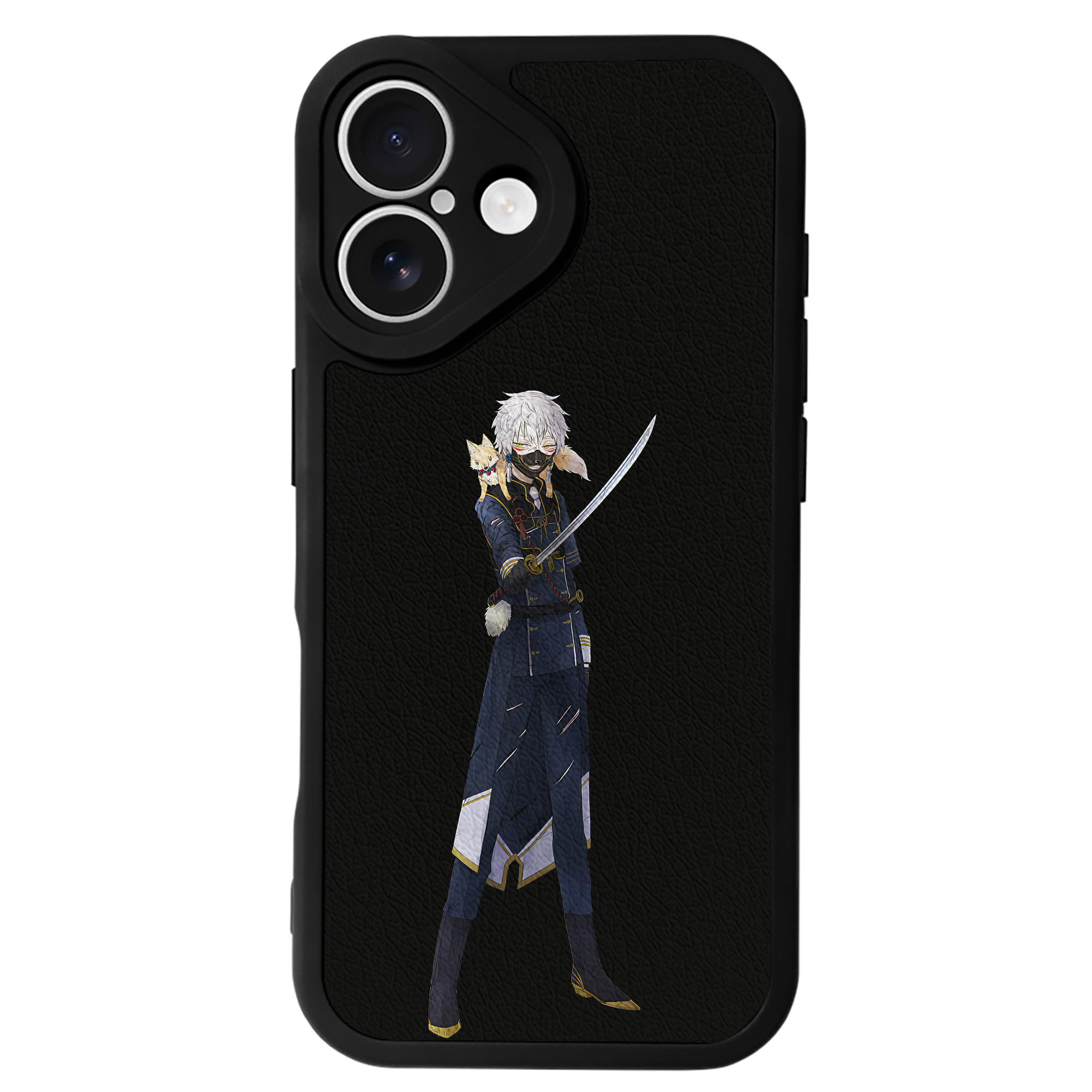 （画像用） 刀剣乱舞 Touken Ranbu 【iPhone 16シリーズ対応】シリコンスマホケース（レザー調） 材質：シリコン
